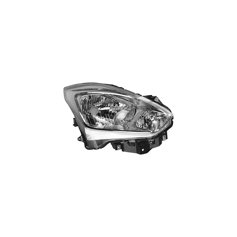 Phare droit avec clignotant h4 type ga (basic)  réglage électrique avec feu deposition