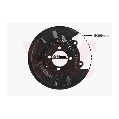Protection disque frein arrière droit
