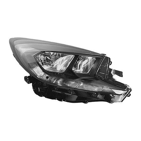 Phare double avant droit h11 hb3  réglage électrique