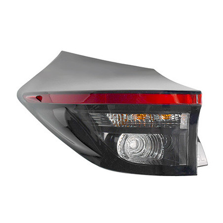 Feu arrière gauche valeo partie extérieure