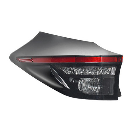 Feu arrière gauche led valeo partie extérieure