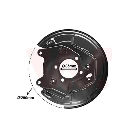Protection disque frein arrière gauche -1-03