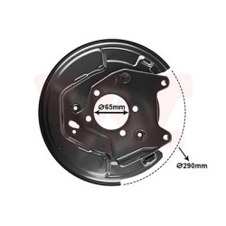 Protection disque frein arrière droit -1-03