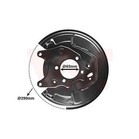 Protection disque frein arrière gauche 1-03 