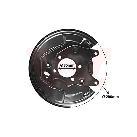 Protection disque frein arrière droit 1-03 