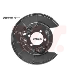Protection disque frein arrière droit