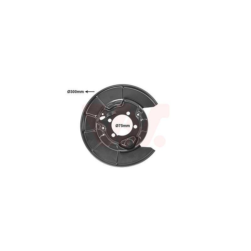 Protection disque frein arrière droit