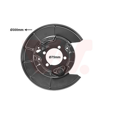 Protection disque frein arrière droit