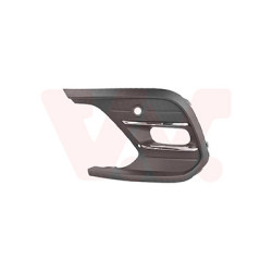 Grille prise d'air inférieure gauche 21  noir  a.b. avec moulure chromée pas r-line gti prod  espagne