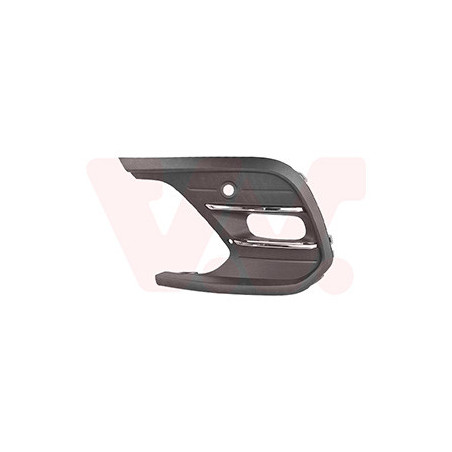 Grille prise d'air inférieure gauche 21  noir  a.b. avec moulure chromée pas r-line gti prod  espagne