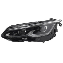 Phare double avant gauche -24 matrix led cadre  chrome avec feu de jour (led) pour véhicules avec feux-phares de virages