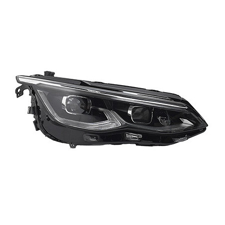 Phare double avant droit -24 matrix led cadre  chrome avec feu de jour (led) pour véhicules avec feux-phares de virages