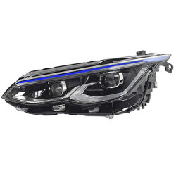 Phare double avant gauche -24 matrix led gte cadre  bleu avec feu de jour (led) pour véhicules avec feux-phares de virages