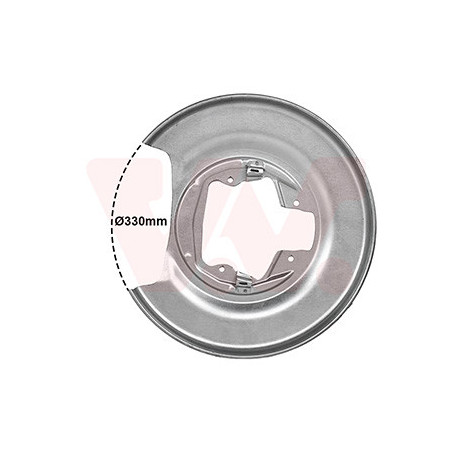 Protection disque frein arrière gauche ou droit pour diamètre du disque de frein [mm]  330