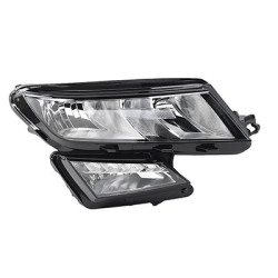 Phare double avant droit -21 h7 h7 h8 hella  a.b.