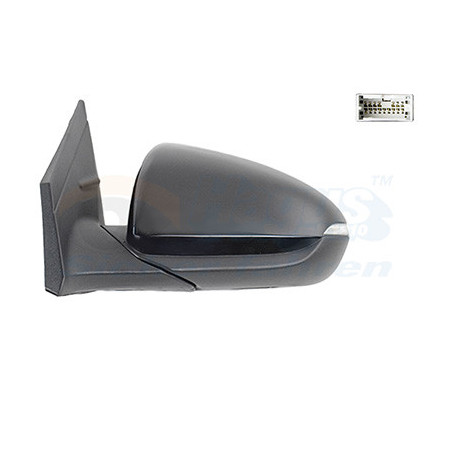 Rétroviseur électrique complet gauche 6pin primer chauffant