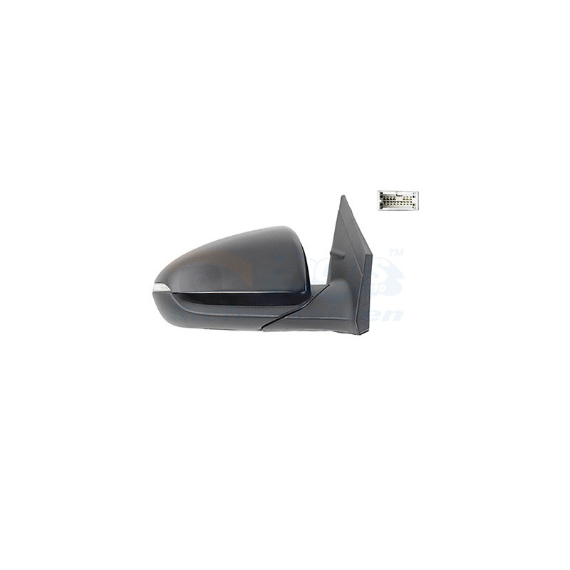 Rétroviseur électrique complet droit 6pin primer chauffant