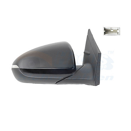 Rétroviseur électrique complet droit 6pin primer chauffant
