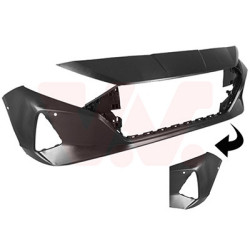 Pare-choc avant  4 trous pour parkassist pas n-line