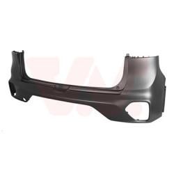 Pare-choc arrière en primer sans trous pour parkcontrol partie supérieure