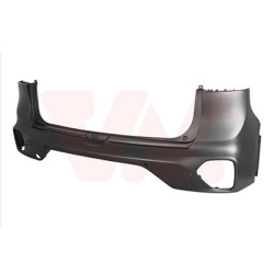 Pare-choc arrière en primer  4 trous pour parkcontrol partie supérieure