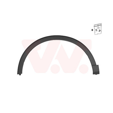 Moulure arc de roue avant gauche