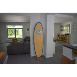 support planche de surf en bois