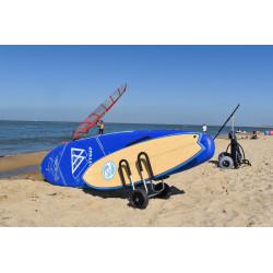 Carro de transporte de aluminio para 2 paddle - carro en M