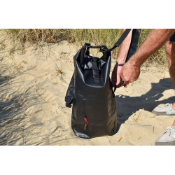 Waterdichte rugzak van 25l zwart