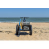 Remolque de bicicleta especial playa - ruedas fat bike