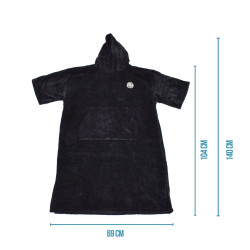 Poncho de surf de algodón con mangas