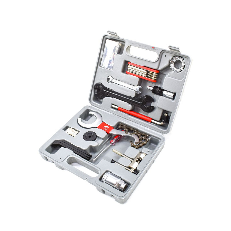 Kit de réparation vélo 19 outils