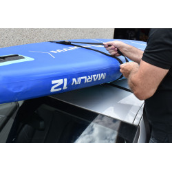 2 sangles de voiture pour surf ou paddle - longueur de 4,55M