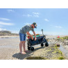 Opvouwbare strand trolley