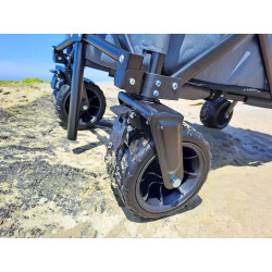 Chariot de plage pliable