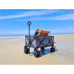 Chariot de plage pliable