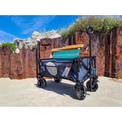 Chariot de plage pliable