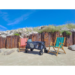 Chariot de plage pliable