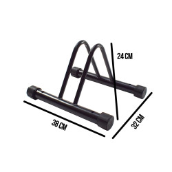 Raterlier Metall schwarz 1 Fahrrad