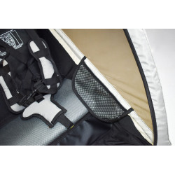 Rimorchio 2 bambini in alluminio 2in1 bici e jogger