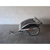 Rimorchio 2 bambini in alluminio 2in1 bici e jogger
