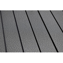 Tablette en aluminium pour chariot pliable STORAG – noir – 55 x 92.5cm