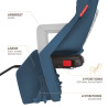 Asiento de bicicleta para niños de 9 meses a 5 años fijación trasera cuadro de bicicleta - Polysport Guppy Maxi