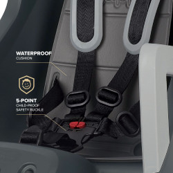 Asiento de bicicleta para niños de 9 meses a 5 años, fijación del portaequipajes - Polysport Guppy Maxi