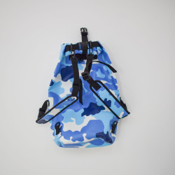 Sac à dos étanche de 25l bleu camouflage