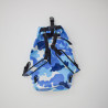 Sac à dos étanche de 25l bleu camouflage