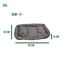 Panier pour chien type couchage de coffre