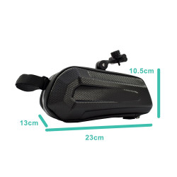 Fahrradsatteltasche 1,2L wasserdicht – Ablage unter dem aufsteckbaren Sattel für Mountainbike, Straße und Gravel