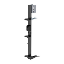 Supporto per bicicletta verticale EasyLift girevole con assistenza al sollevamento e supporto per caricabatterie per E-bike