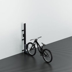 Support Vélo Vertical EasyLift Pivotant avec Assistance au Levage et Support de Chargeur E-Bike